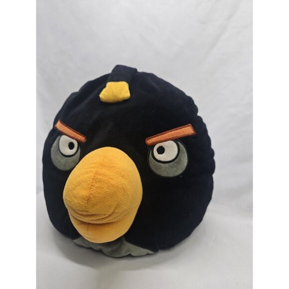 Angry Birds Rovio Black Bomb Character Stuff Plush Toy Pillow 12 Inches - Picture 11 of 12